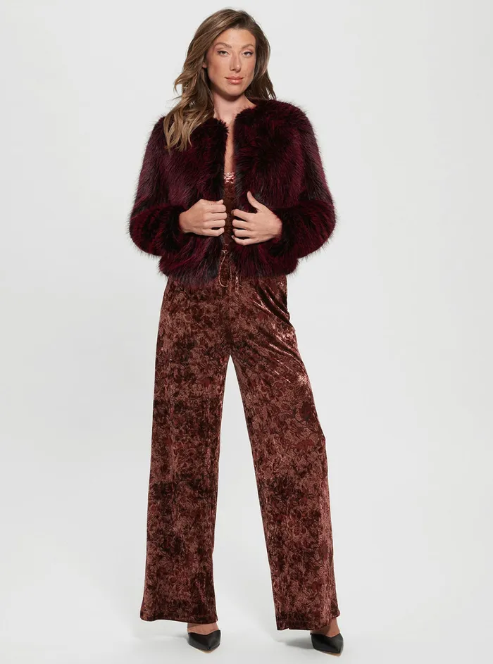 Women Pants GUESS Spice Floral Jade Pants Women Pants GUESS Spice Floral Jade Pants