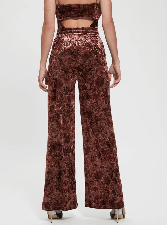 Women Pants GUESS Spice Floral Jade Pants Women Pants GUESS Spice Floral Jade Pants