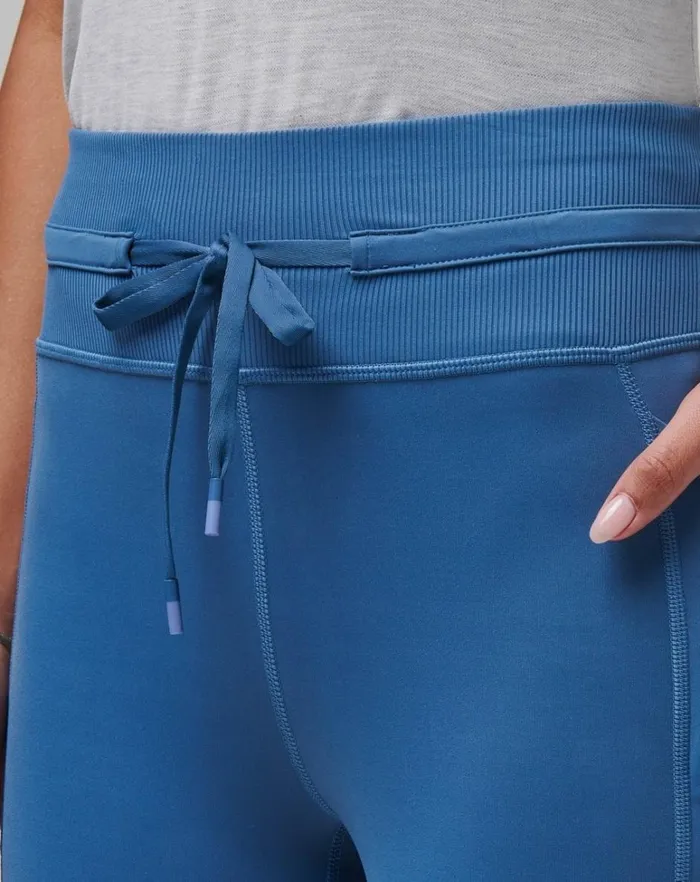 Women Pants TravisMathew MOVEKNIT TIE LEGGING Moonlight Blue Women Pants TravisMathew MOVEKNIT TIE LEGGING Moonlight Blue