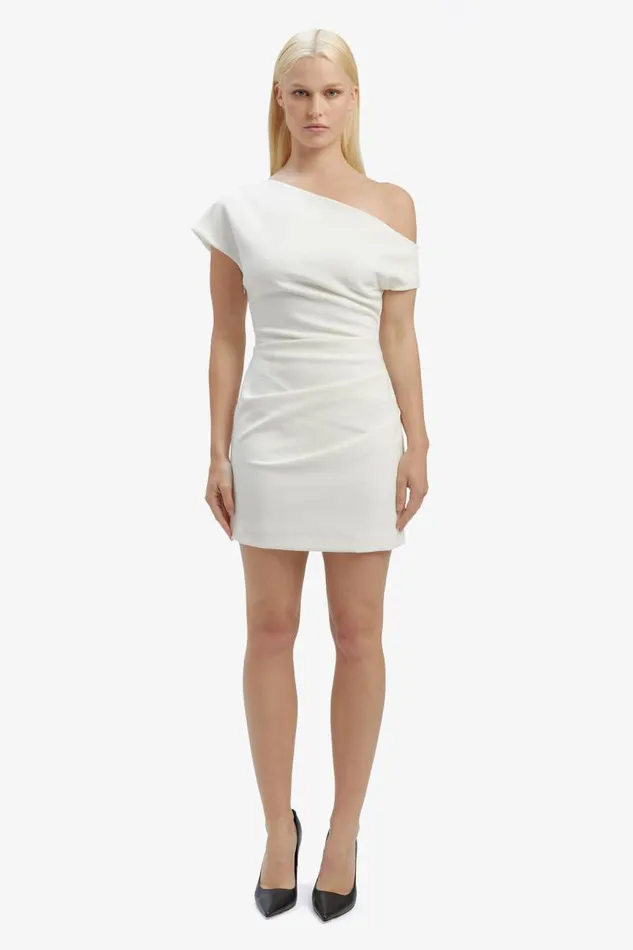 Women Party Dresses Bardot Letita Mini Dress In Orchid White Orchid White Women Party Dresses Bardot Letita Mini Dress In Orchid White Orchid White
