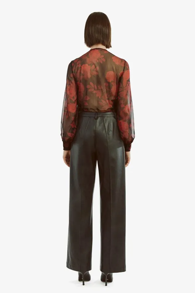 Women Party Tops Bardot Diana Wrap Top In Red Floral Red Floral Women Party Tops Bardot Diana Wrap Top In Red Floral Red Floral