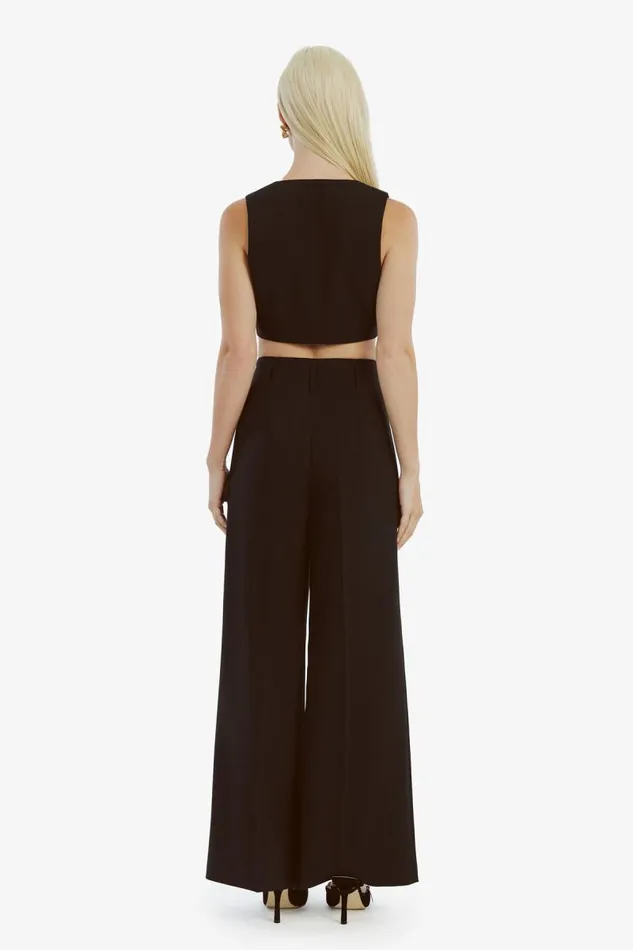 Women Party Tops Bardot Marla Cropped Vest In Black Black Women Party Tops Bardot Marla Cropped Vest In Black Black