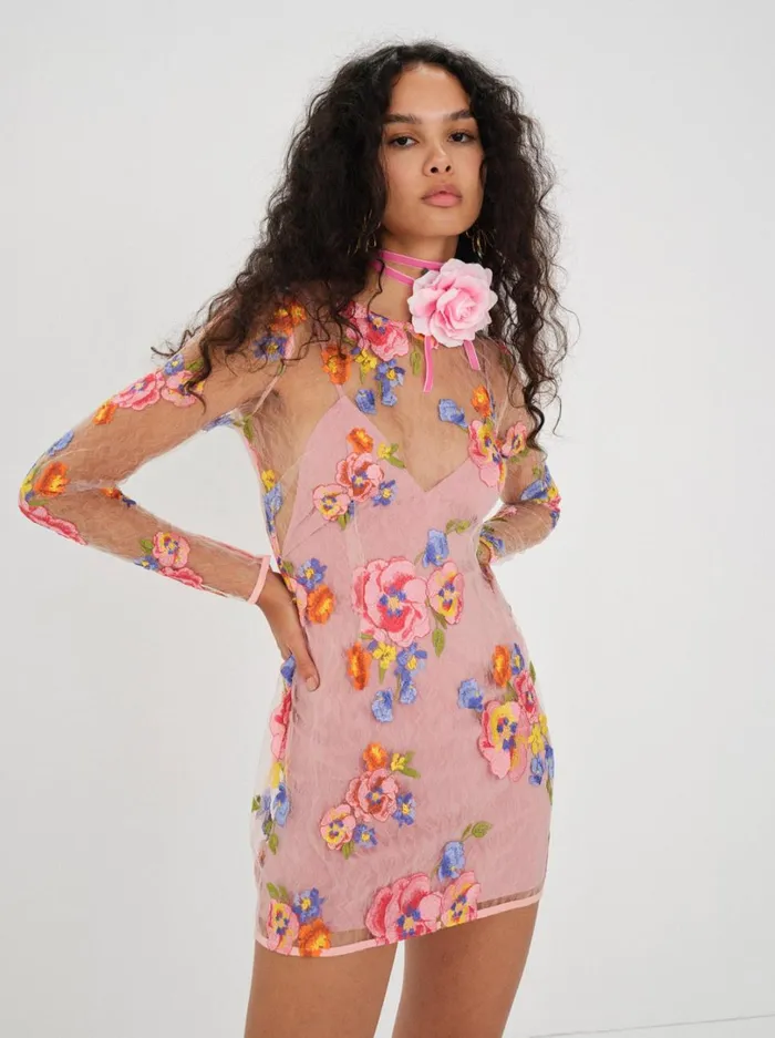 Women Percy Mini Dress Multi For Love and Lemons Dresses