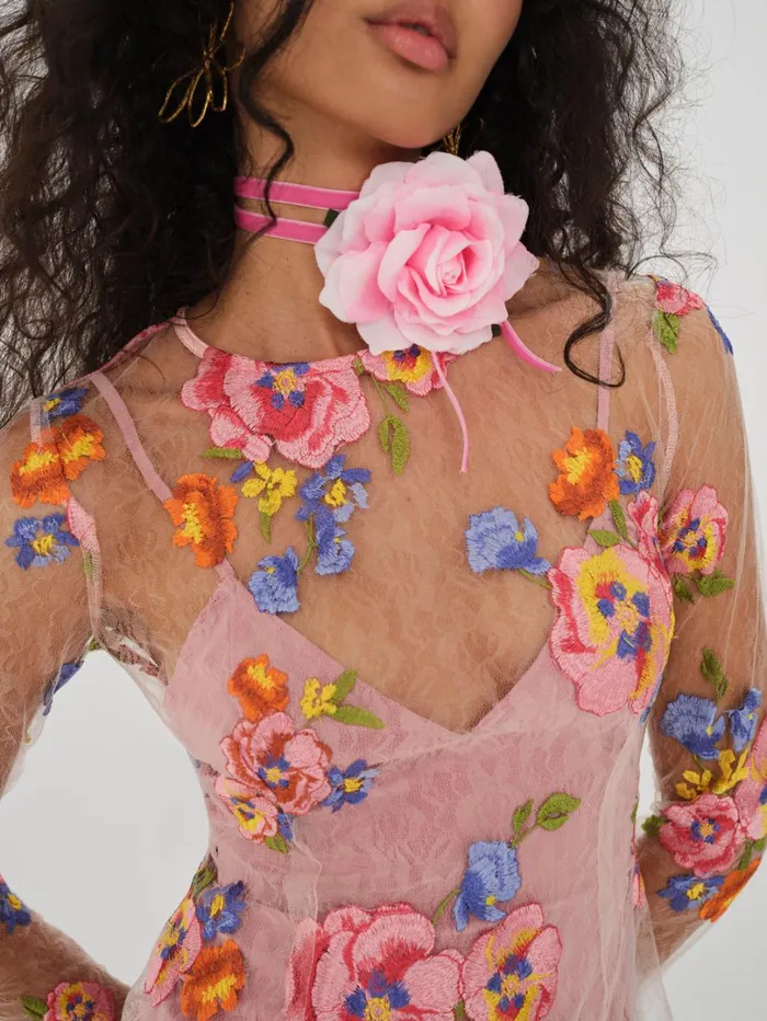 Women Percy Mini Dress Multi For Love and Lemons Dresses Women Percy Mini Dress Multi For Love and Lemons Dresses