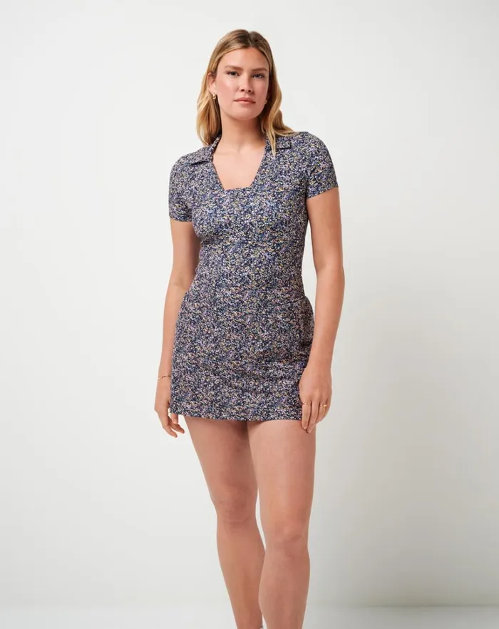 Women Polos TravisMathew WHERE IT COUNTS POLO Cream Multi Women Polos TravisMathew WHERE IT COUNTS POLO Cream Multi