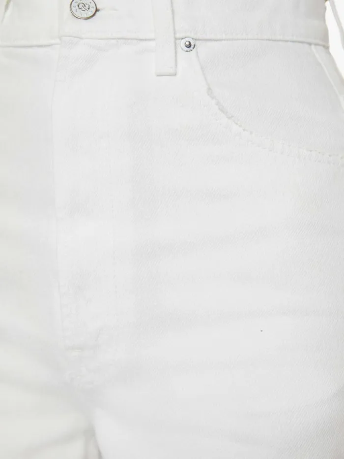 Women Relaxed Mother Denim SNACKS The Sugar Cone Skimp White