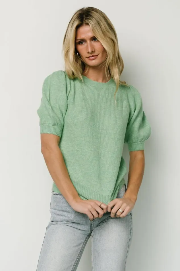 Women Remy Sweater Top Light Sage Baltic Born Sweaters Women Remy Sweater Top Light Sage Baltic Born Sweaters