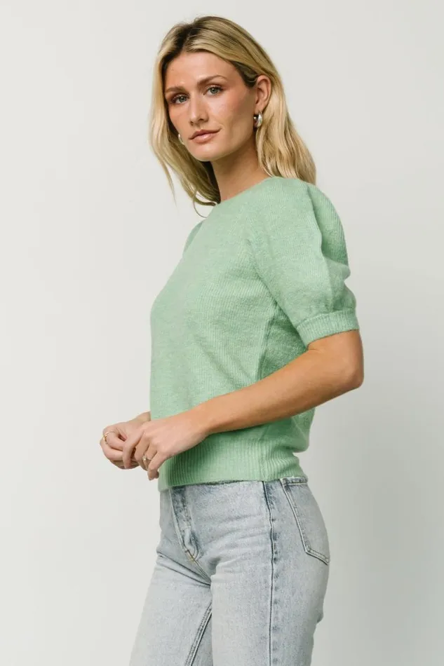 Women Remy Sweater Top Light Sage Baltic Born Sweaters Women Remy Sweater Top Light Sage Baltic Born Sweaters