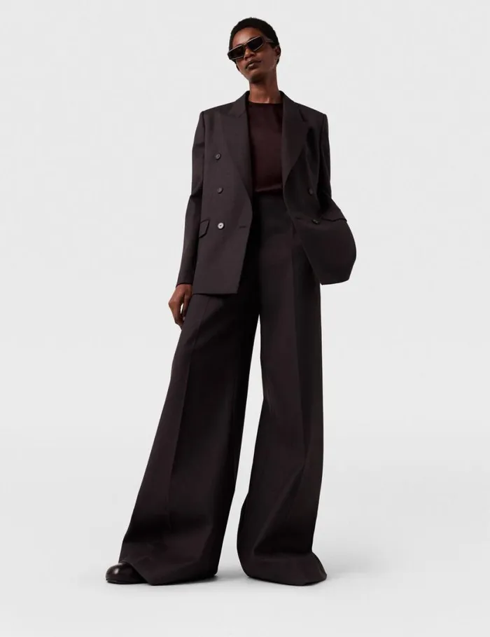 Women RoundNeck Sleeveless Satin Top Chocolate Brown Stella McCartney Shirts And Tops Women RoundNeck Sleeveless Satin Top Chocolate Brown Stella McCartney Shirts And Tops