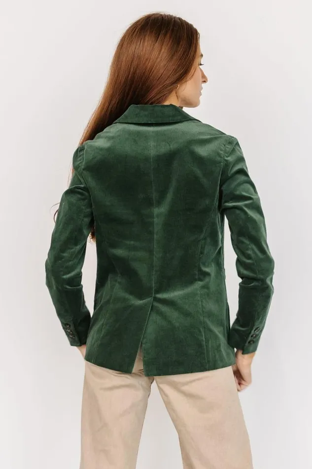 Women Royal Corduroy Blazer Hunter Green Baltic Born Outerwear Women Royal Corduroy Blazer Hunter Green Baltic Born Outerwear