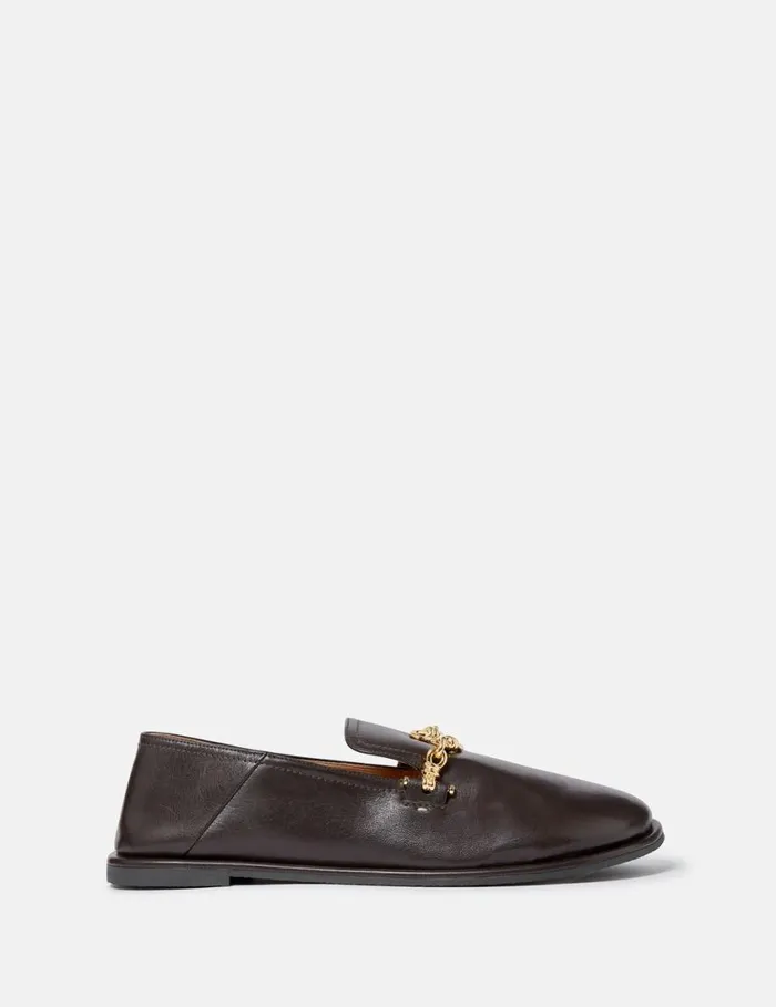 Women Ryder Collapsible Loafers Coffee Brown Stella McCartney Flats