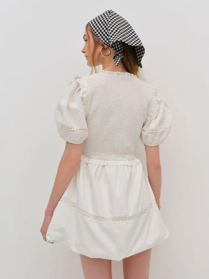 Women Sandy Mini Dress White For Love and Lemons Dresses Women Sandy Mini Dress White For Love and Lemons Dresses