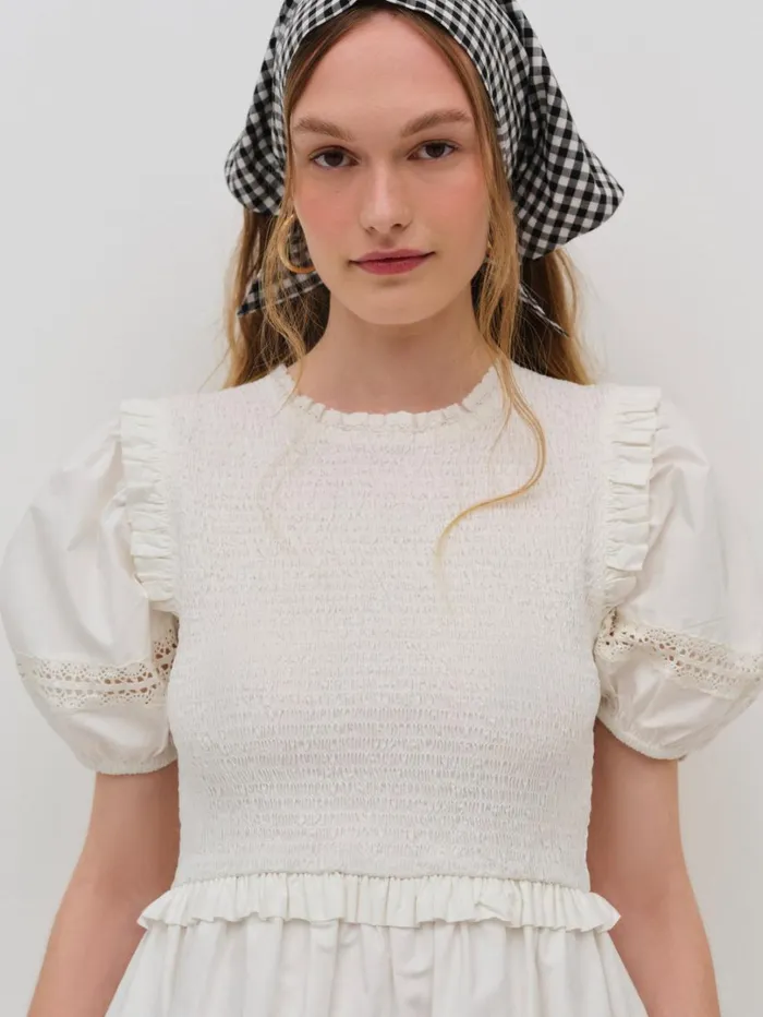 Women Sandy Mini Dress White For Love and Lemons Dresses Women Sandy Mini Dress White For Love and Lemons Dresses