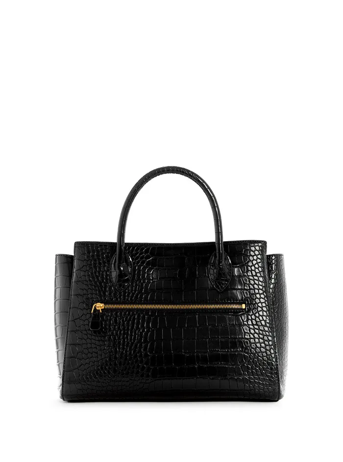 Women Satchel GUESS Black Enisa High Society Satchel Women Satchel GUESS Black Enisa High Society Satchel