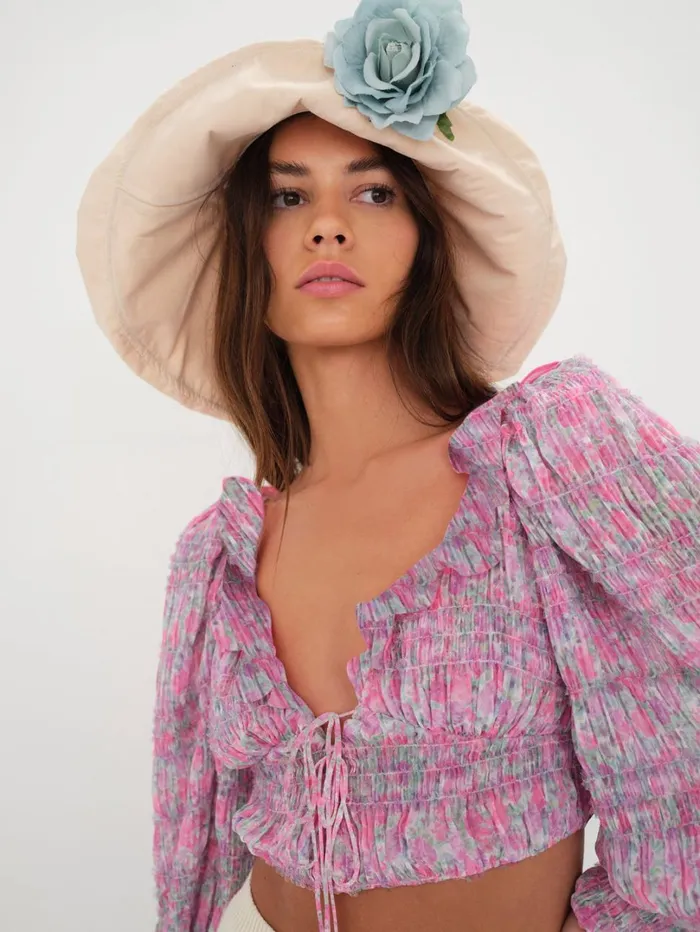 Women Saylor Blouse Pink For Love and Lemons Tops Women Saylor Blouse Pink For Love and Lemons Tops