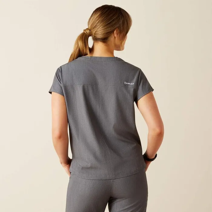 Women Scrubs Ariat Eliza Fashion Scrub Top Charcoal Grey Women Scrubs Ariat Eliza Fashion Scrub Top Charcoal Grey