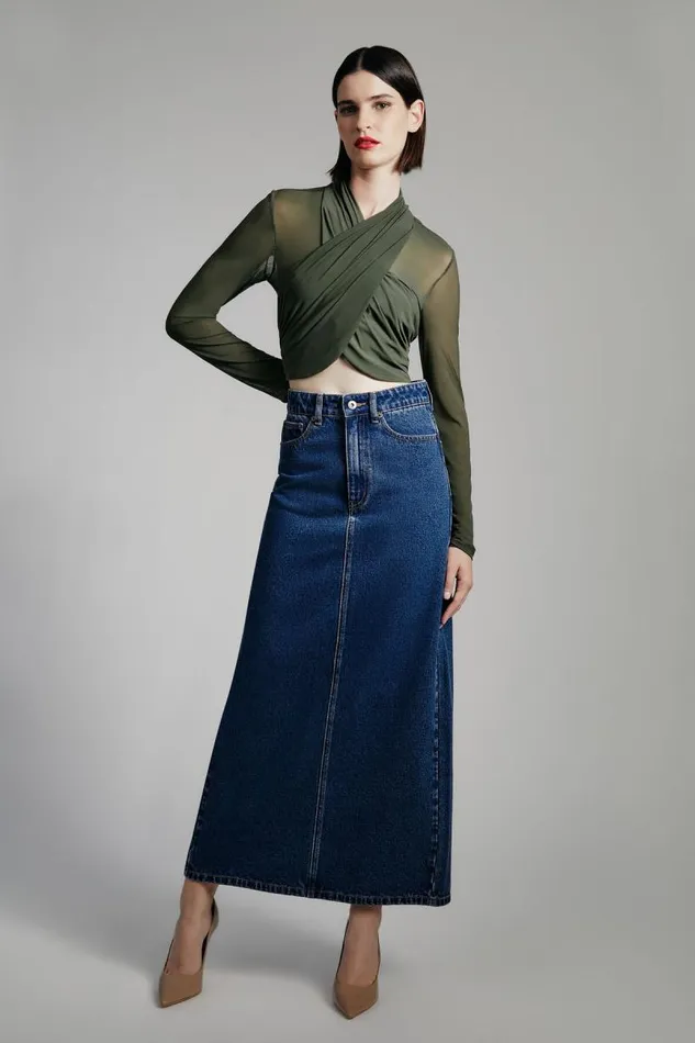 Women Shirts and Blouses Bardot Aliyah Top In Khaki Khaki