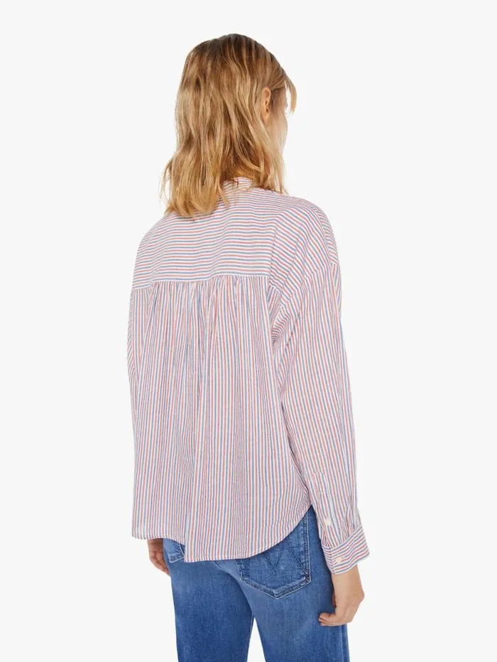 Women Shirts Mother Denim Jones Shirt Firework Stripe