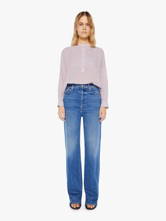 Women Shirts Mother Denim Jones Shirt Firework Stripe