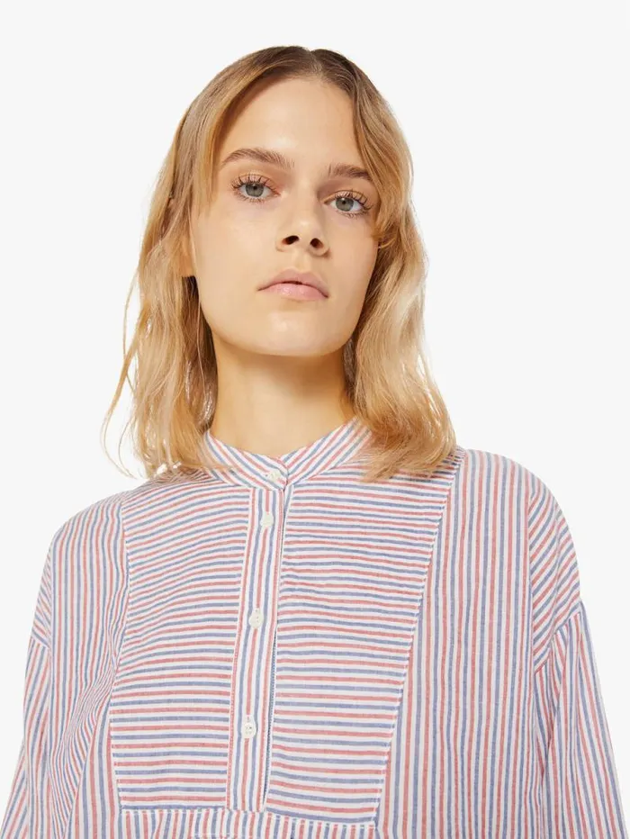 Women Shirts Mother Denim Jones Shirt Firework Stripe