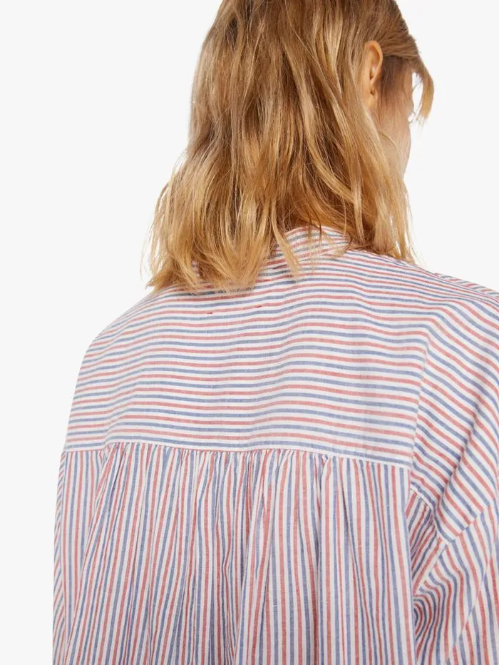 Women Shirts Mother Denim Jones Shirt Firework Stripe