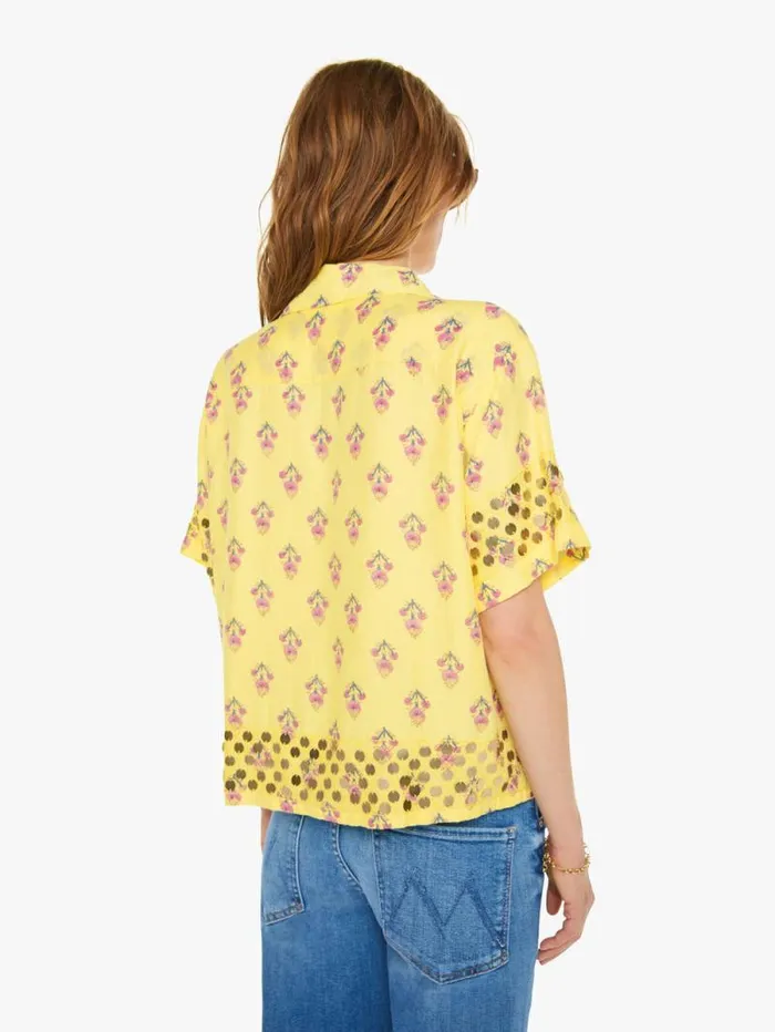 Women Shirts Mother Denim Stevie Coin Shirt Primrose