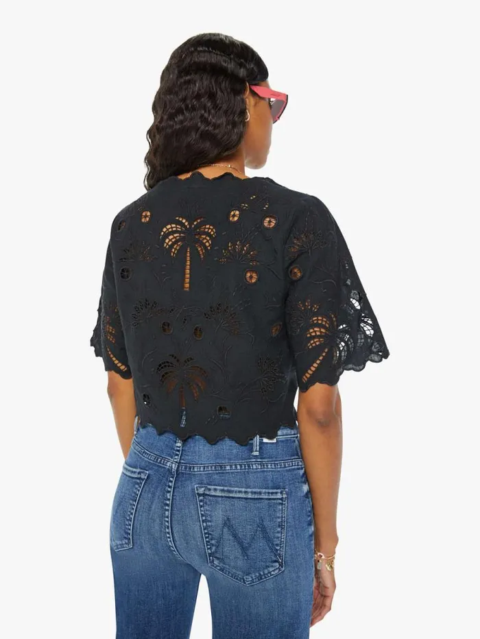 Women Shirts Mother Denim The Social Butterfly Black