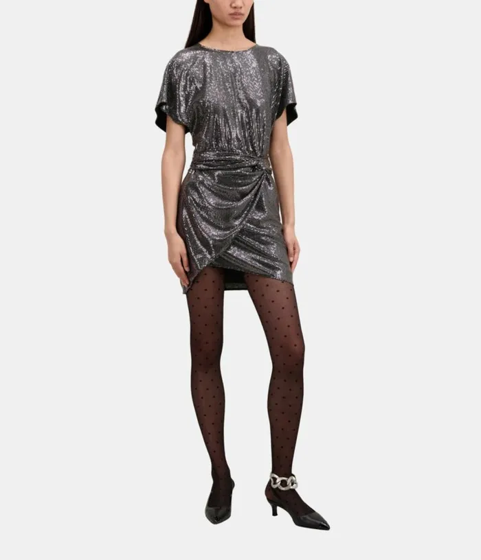 Women Short Metallic Dress THE KOOPLES Dresses and Jumpsuits