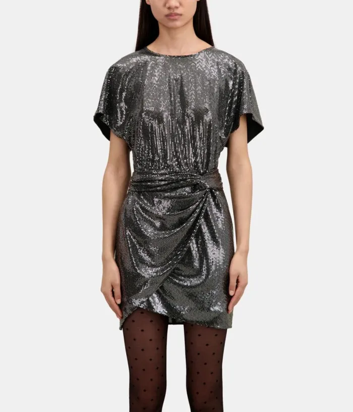 Women Short Metallic Dress THE KOOPLES Dresses and Jumpsuits