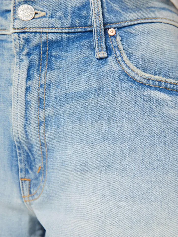 Women Shorts Mother Denim The Dodger Short Short Fray Blue medium