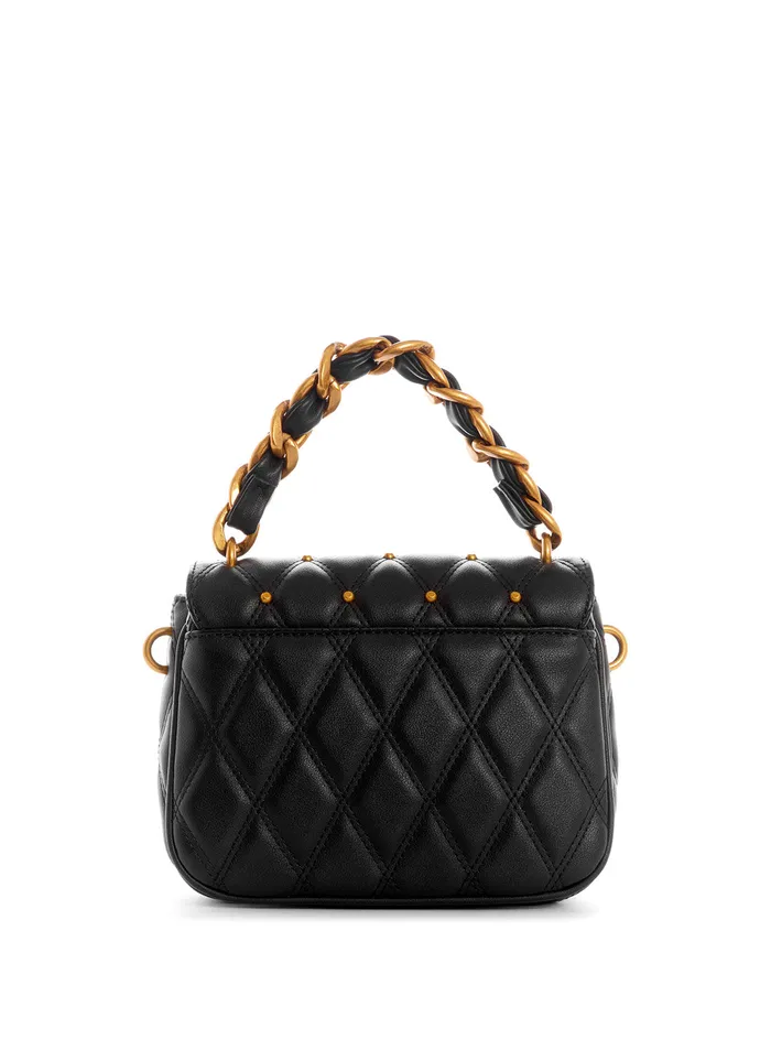 Women Shoulder Bag GUESS Black Triana Studded Shoulder Bag Women Shoulder Bag GUESS Black Triana Studded Shoulder Bag