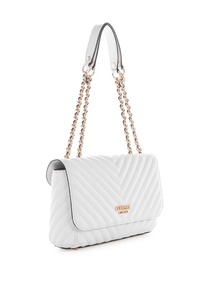 Women Shoulder Bag GUESS White Keillah Crossbody Bag Women Shoulder Bag GUESS White Keillah Crossbody Bag