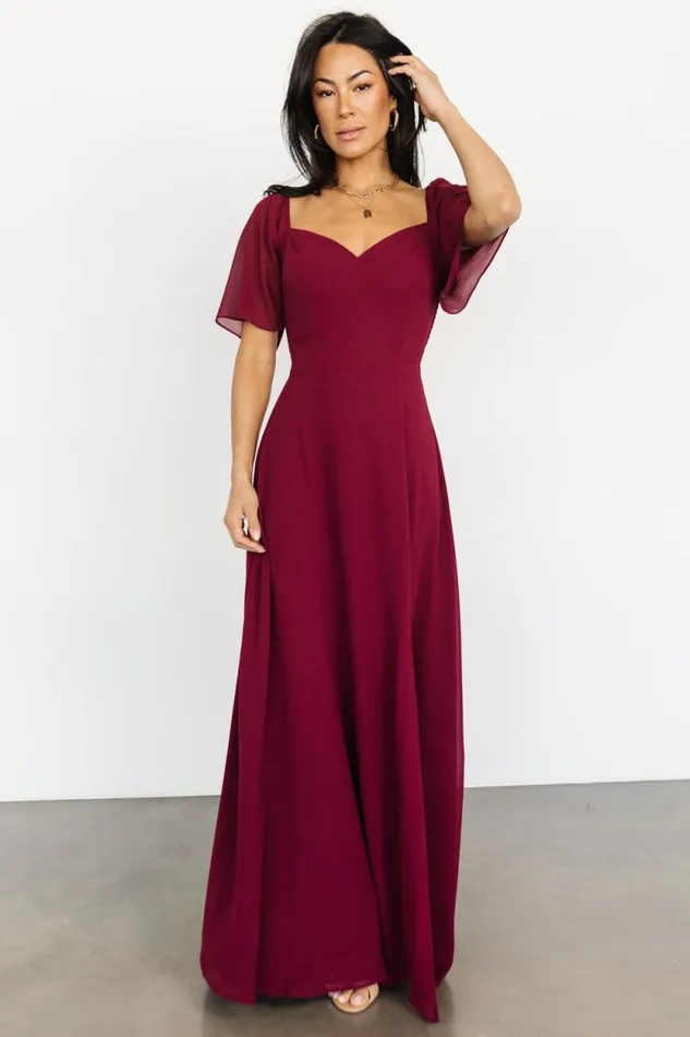 Women Sierra Sweetheart Maxi Dress Mulberry Baltic Born Maxi Dresses