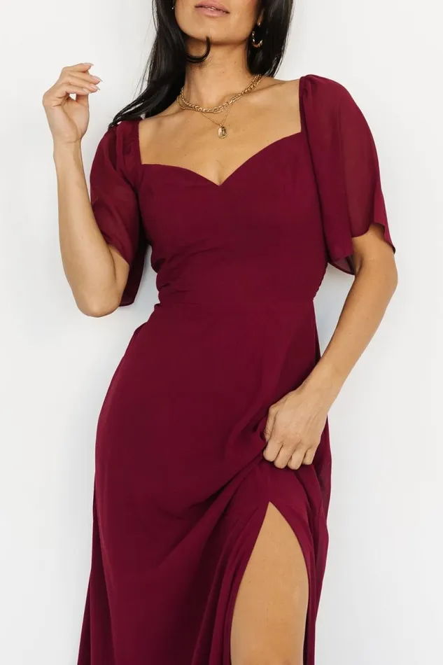 Women Sierra Sweetheart Maxi Dress Mulberry Baltic Born Maxi Dresses Women Sierra Sweetheart Maxi Dress Mulberry Baltic Born Maxi Dresses