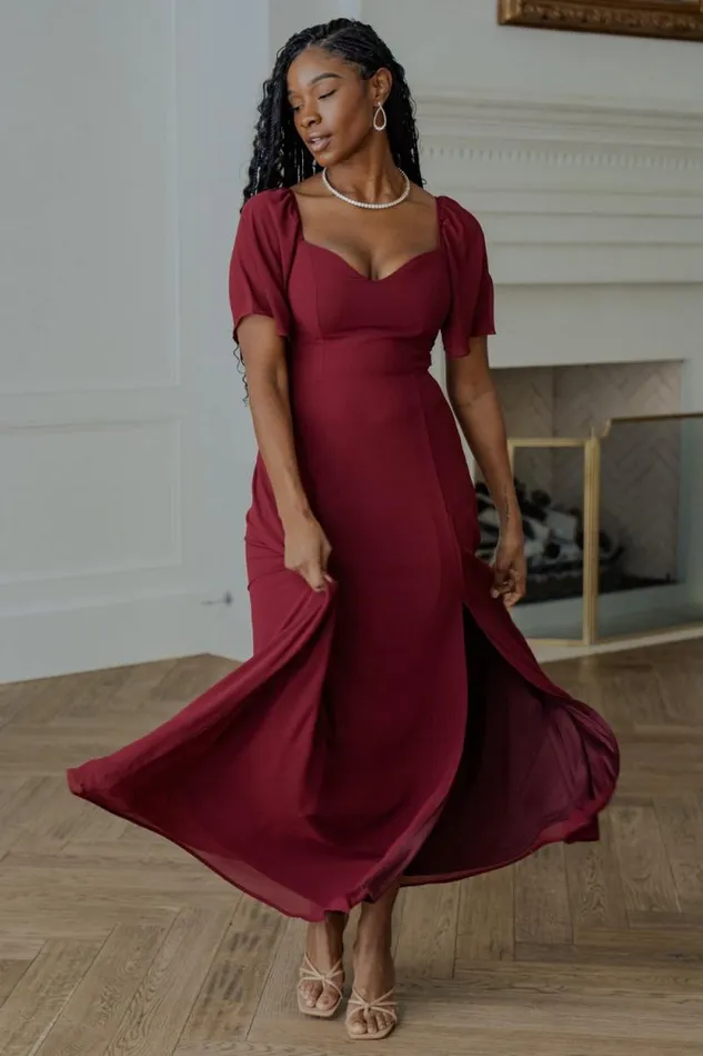 Women Sierra Sweetheart Maxi Dress Mulberry Baltic Born Maxi Dresses Women Sierra Sweetheart Maxi Dress Mulberry Baltic Born Maxi Dresses