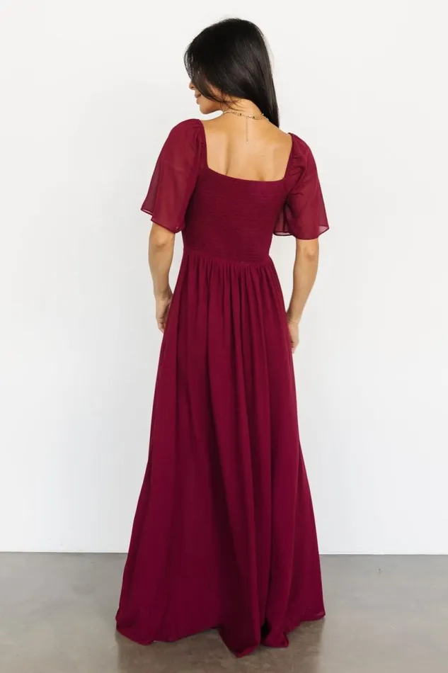 Women Sierra Sweetheart Maxi Dress Mulberry Baltic Born Maxi Dresses Women Sierra Sweetheart Maxi Dress Mulberry Baltic Born Maxi Dresses