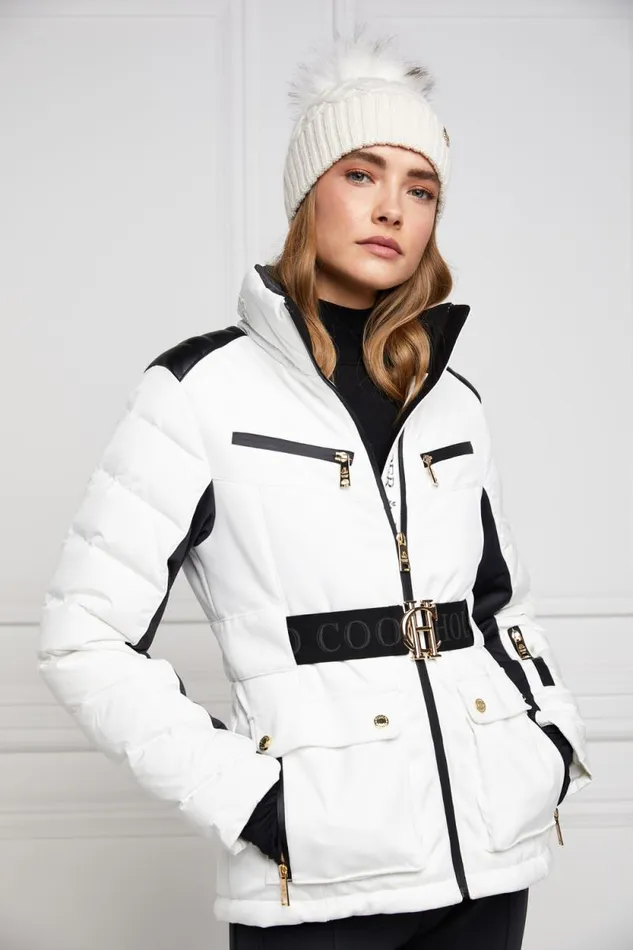 Women Ski Jacket White Holland Cooper Ski Jackets