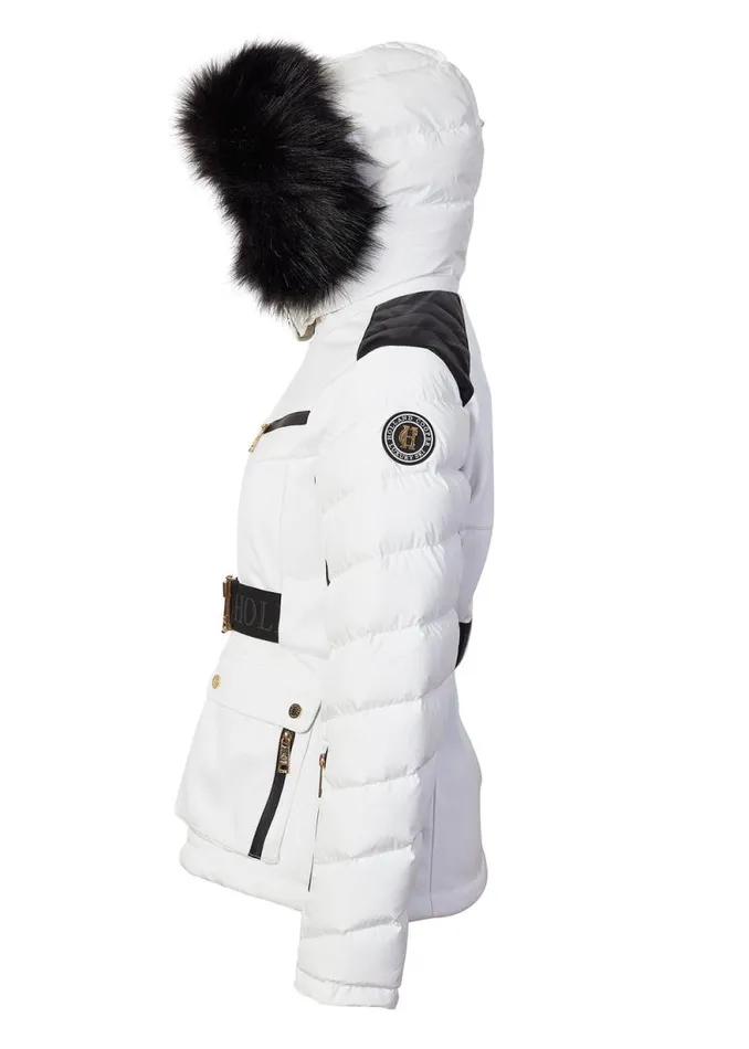 Women Ski Jacket White Holland Cooper Ski Jackets
