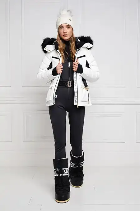 Women Ski Jacket White Holland Cooper Ski Jackets