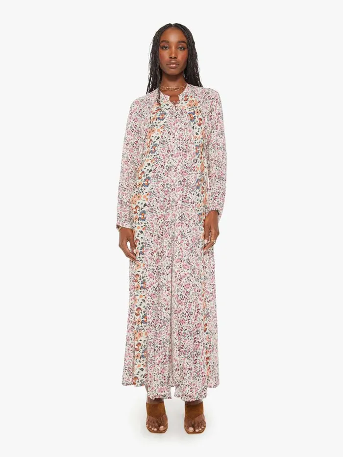 Women Skirts and Dresses Mother Denim Fiore Maxi Petite Fleur Print Rose