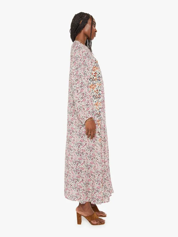 Women Skirts and Dresses Mother Denim Fiore Maxi Petite Fleur Print Rose