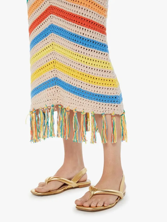 Women Skirts and Dresses Mother Denim The Fringe Midi Skirt Assorted open