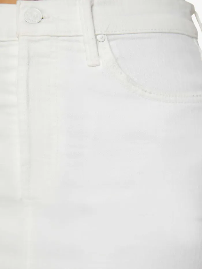 Women Skirts and Dresses Mother Denim The Front Slit Vagabond Midi White
