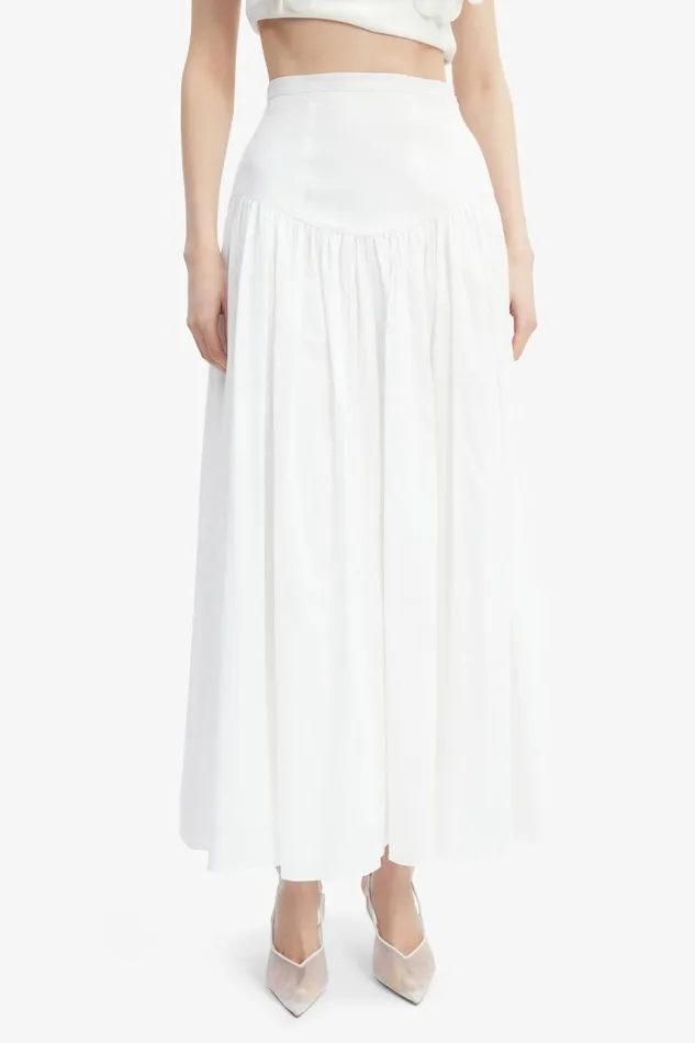 Women Skirts Bardot Amorette Maxi Cotton Skirt In Orchid White Orchid White Women Skirts Bardot Amorette Maxi Cotton Skirt In Orchid White Orchid White