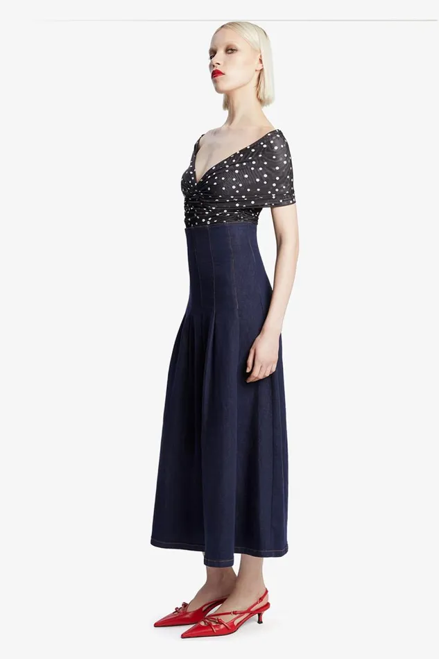 Women Skirts Bardot Zeta Denim Midi Skirt In Dark Dark Women Skirts Bardot Zeta Denim Midi Skirt In Dark Dark