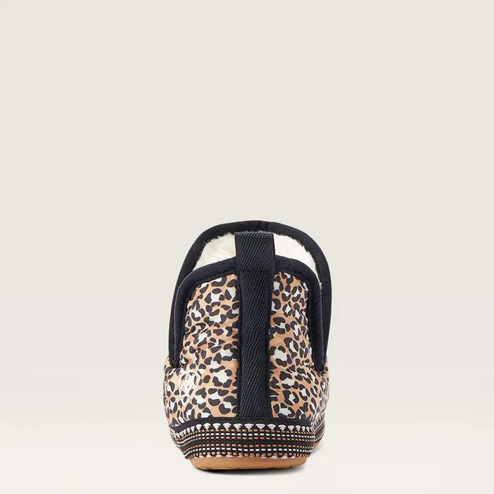 Women Slippers Ariat Crius Bootie Slipper Tan Leopard Print Women Slippers Ariat Crius Bootie Slipper Tan Leopard Print
