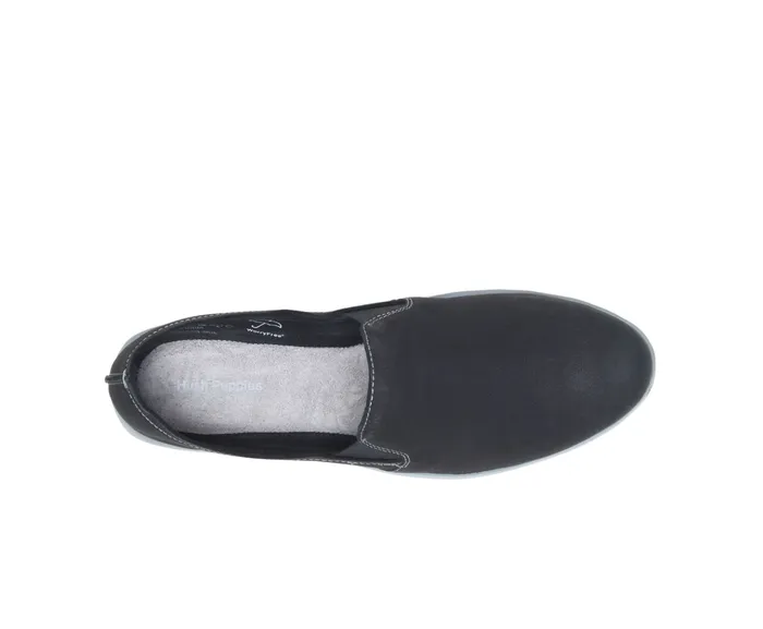 Women Sneakers Hush Puppies Everyday SlipOn Black Nubuck Women Sneakers Hush Puppies Everyday SlipOn Black Nubuck