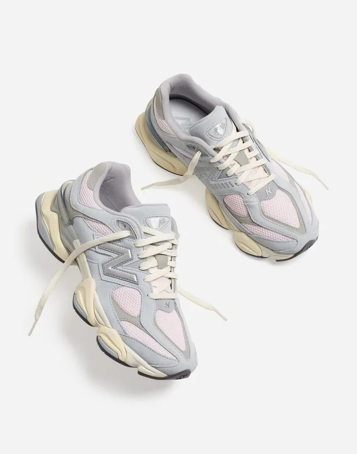 Women Sneakers Madewell New Balance Unisex 9060 Sneakers Pink Granite Silver Metallic