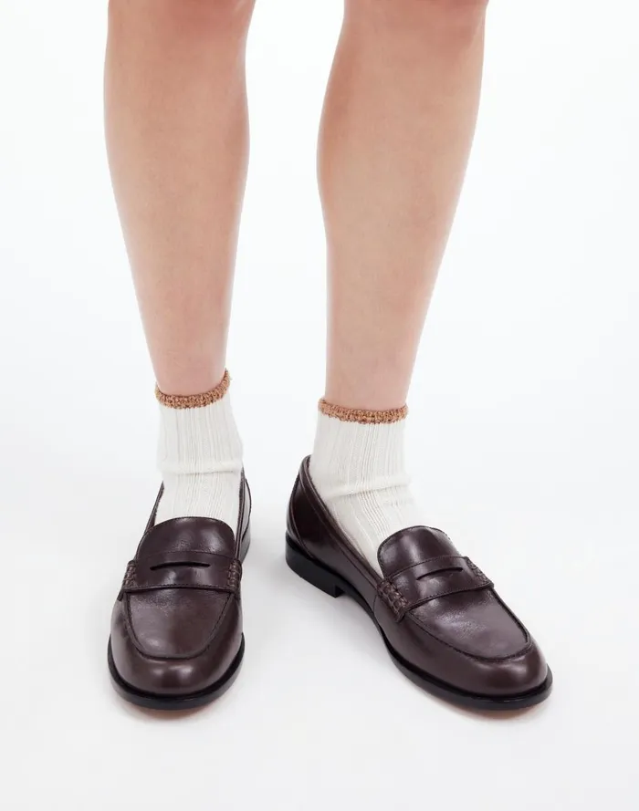 Women Socks Madewell TwoPack Ankle Socks Dark Camel