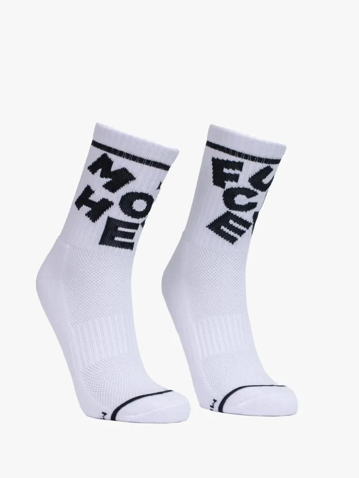 Women Socks Mother Denim Baby Steps White